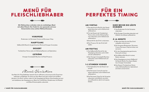 Produktbild: Genussmomente: Weihnachtsmenüs