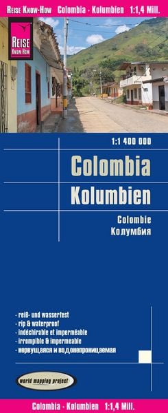Produktbild: Reise Know-How Landkarte Kolumbien / Colombia (1:1.400.000)