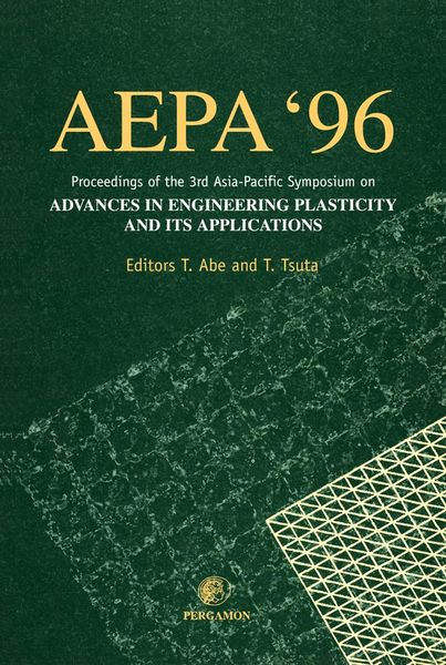 Produktbild: Advances in Engineering Plasticity and its Applications (AEPA '96)