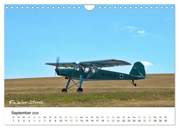Produktbild: Die Faszination. Flugzeuge am Himmel (Wandkalender 2026 DIN A4 quer), CALVENDO Monatskalender