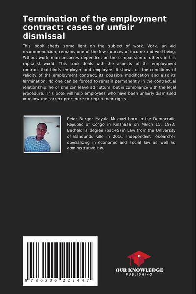 Produktbild: Termination of the employment contract: cases of unfair dismissal