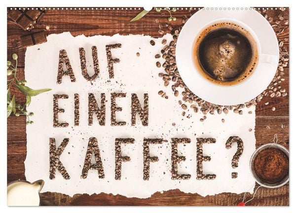 Produktbild: Auf einen Kaffee? (Wandkalender 2026 DIN A2 quer), CALVENDO Monatskalender