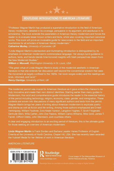 Produktbild: The Routledge Introduction to American Modernism