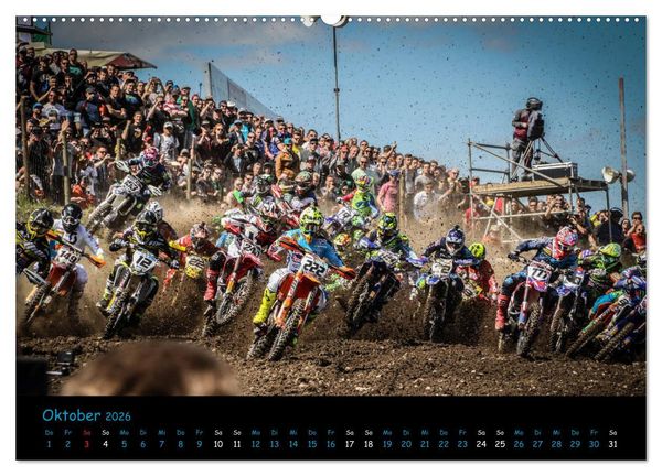 Produktbild: MX Racing 2026 (hochwertiger Premium Wandkalender 2026 DIN A2 quer), Kunstdruck in Hochglanz