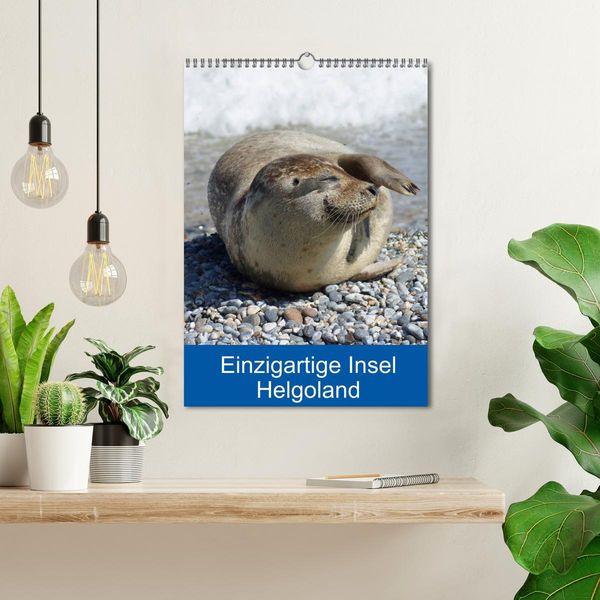 Produktbild: Einzigartige Insel Helgoland (Wandkalender 2026 DIN A3 hoch), CALVENDO Monatskalender