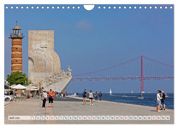 Produktbild: Portugal - Porto, Coimbra, Lissabon (Wandkalender 2026 DIN A4 quer), CALVENDO Monatskalender