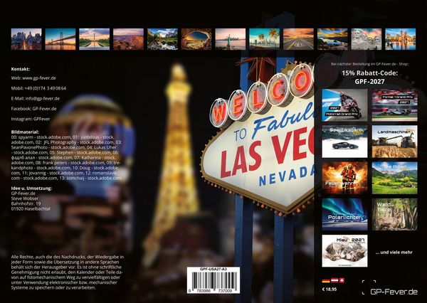 Produktbild: USA - eine Reise durch die Vereinigten Staaten - dem Land der unbegrenzten M&ouml;glichkeiten - 2027 - Kalender DIN A3