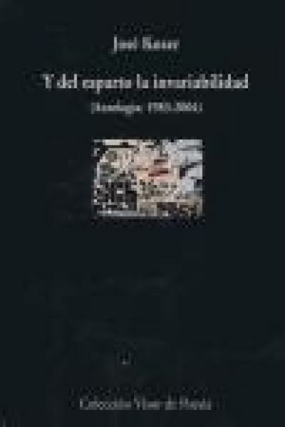 Produktbild: Y del esparto la invariabilidad