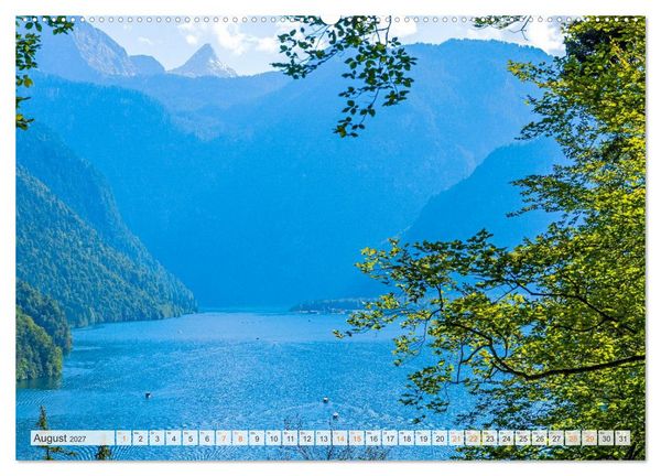 Produktbild: Berchtesgadener Land - Welt der Berge und Seen (Wandkalender 2027 DIN A2 quer), CALVENDO Monatskalender