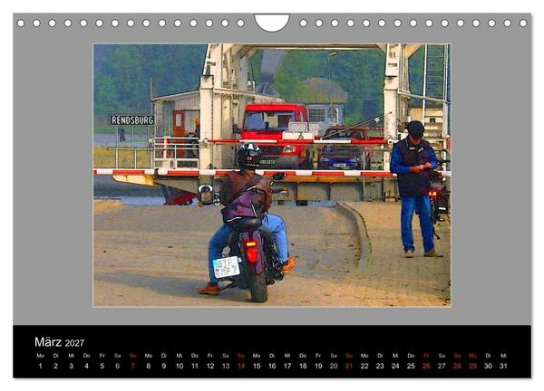 Produktbild: Am Nord- Ostsee-Kanal (Wandkalender 2027 DIN A4 quer), CALVENDO Monatskalender