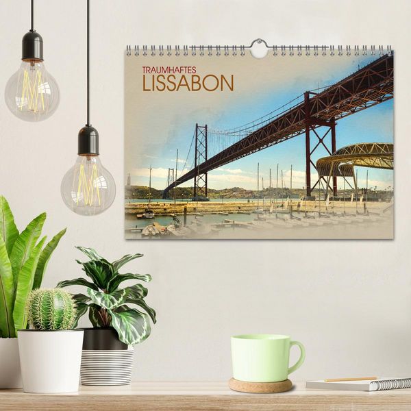 Produktbild: Traumhaftes Lissabon (Wandkalender 2026 DIN A4 quer), CALVENDO Monatskalender