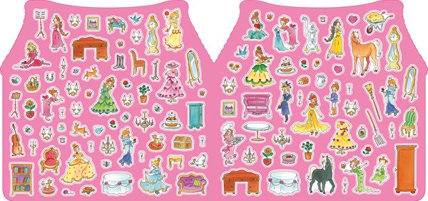 Produktbild: Prinzessinnenschloss - Stickern, Malen, Gestalten