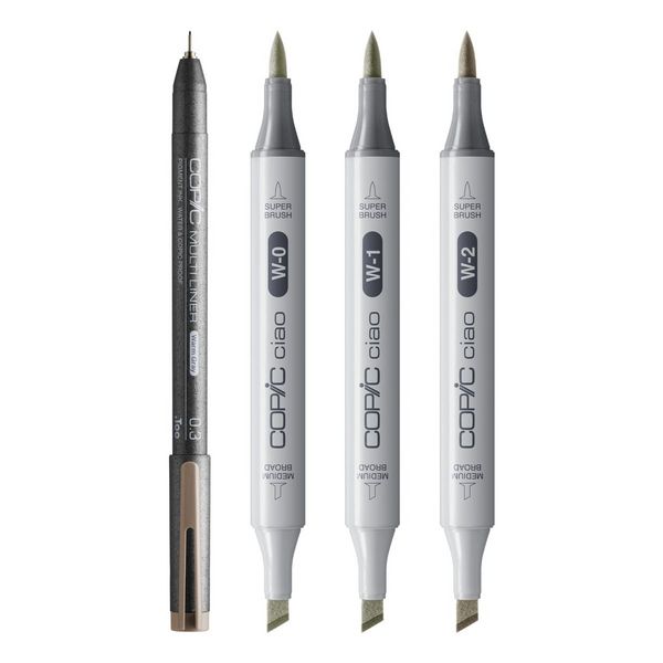 Produktbild: Copic Marker Ciao SHADE Light Warm Gray 4 St&uuml;ck