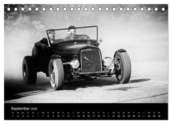 Produktbild: Hot Rods (Tischkalender 2026 DIN A5 quer), CALVENDO Monatskalender