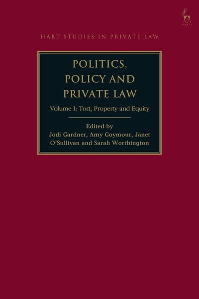 Produktbild: Politics, Policy and Private Law