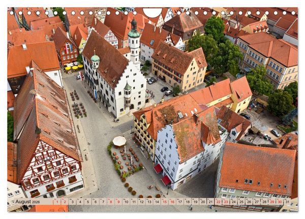 Produktbild: N&Ouml;RDLINGEN - Leben im Meteoritenkrater (Wandkalender 2026 DIN A4 quer), CALVENDO Monatskalender