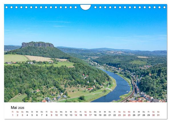 Produktbild: Bergfestung K&ouml;nigstein (Wandkalender 2026 DIN A4 quer), CALVENDO Monatskalender
