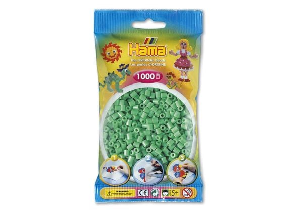 Produktbild: Hama Perlen hellgrün, 1000 Stück