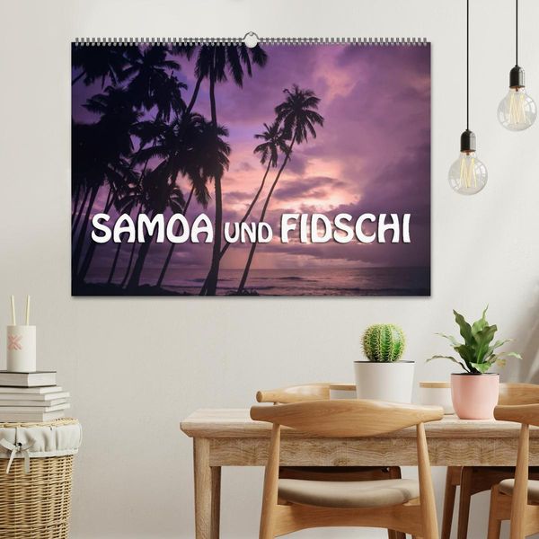Produktbild: Samoa und Fidschi (Wandkalender 2026 DIN A2 quer), CALVENDO Monatskalender