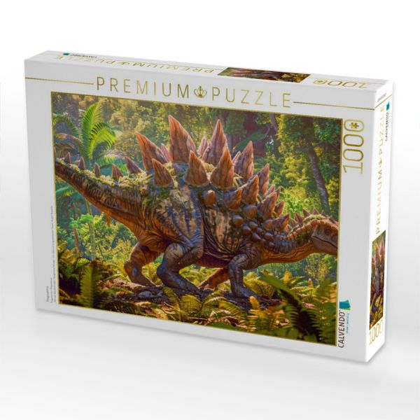 Produktbild: CALVENDO Puzzle Stegosaurus | 1000 Teile Lege-Gr&ouml;&szlig;e 64x48cm Foto-Puzzle f&uuml;r gl&uuml;ckliche Stunden