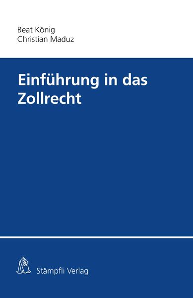 Produktbild: Einf&uuml;hrung in das Zollrecht