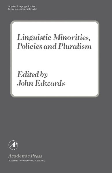 Produktbild: Linguistic Minorities, Policies and Pluralism