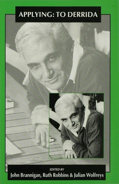 Produktbild: Applying: To Derrida