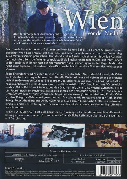 Produktbild: Wien vor der Nacht