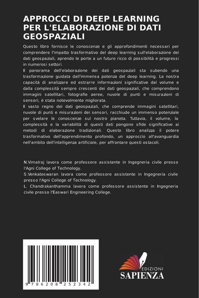 Produktbild: Approcci Di Deep Learning Per L'elaborazione Di Dati Geospaziali