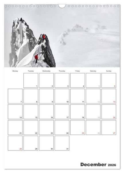 Produktbild: EXPLORING ALPS (Wall Calendar 2026 DIN A3 portrait), CALVENDO 12 Month Wall Calendar