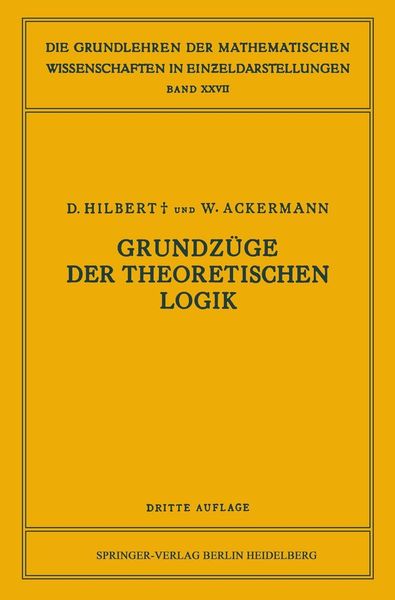 Produktbild: Grundz&uuml;ge der Theoretischen Logik