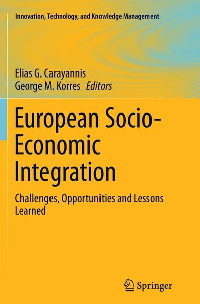 Produktbild: European Socio-Economic Integration
