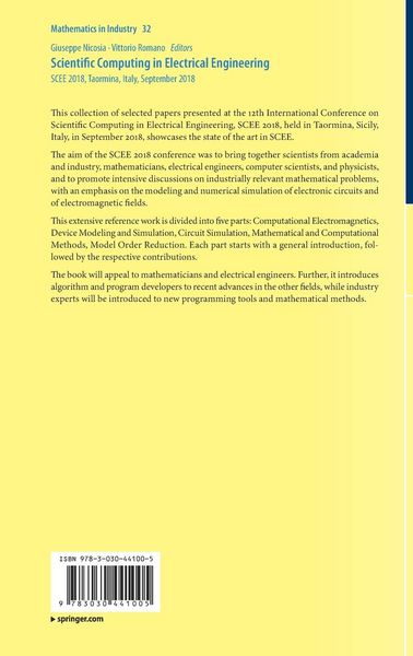 Produktbild: Scientific Computing in Electrical Engineering