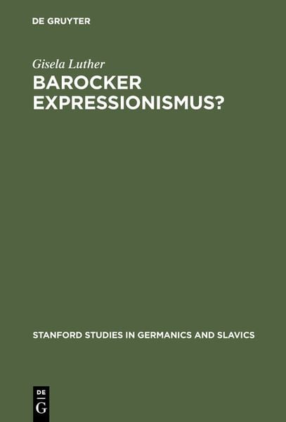 Produktbild: Barocker Expressionismus?