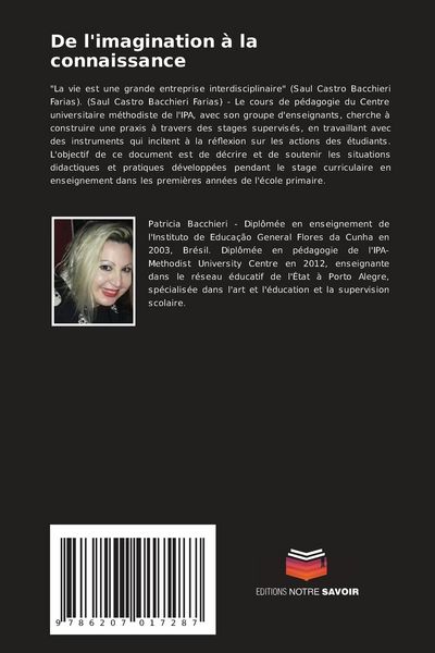 Produktbild: De l'imagination &agrave; la connaissance