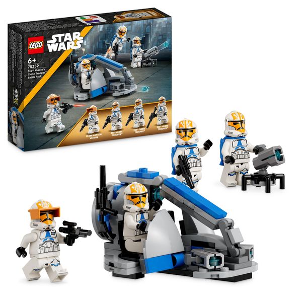 LEGO Star Wars 75359 Ahsokas Clone Trooper der 332. Kompanie – Battle Pack Spielzeug