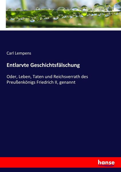 Produktbild: Entlarvte Geschichtsf&auml;lschung