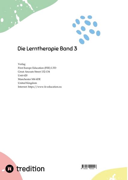 Produktbild: Die Lerntherapie Band 3
