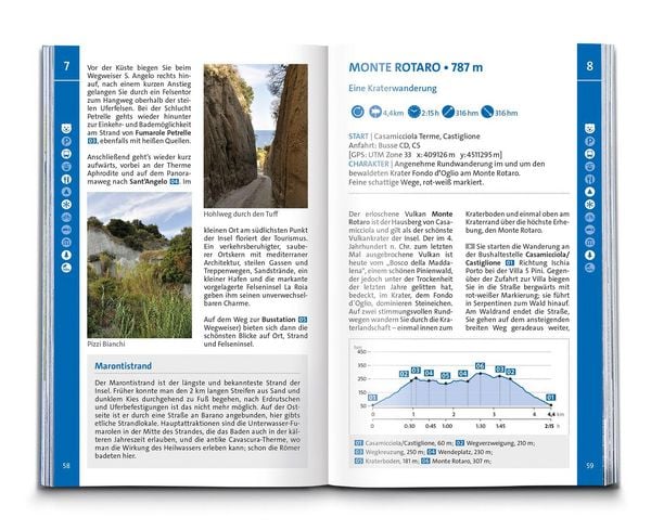 Produktbild: KOMPASS Wanderf&uuml;hrer Golf von Neapel, Ischia, Capri, Halbinsel Sorrent, Amalfi-K&uuml;ste und Cilento, 60 Touren