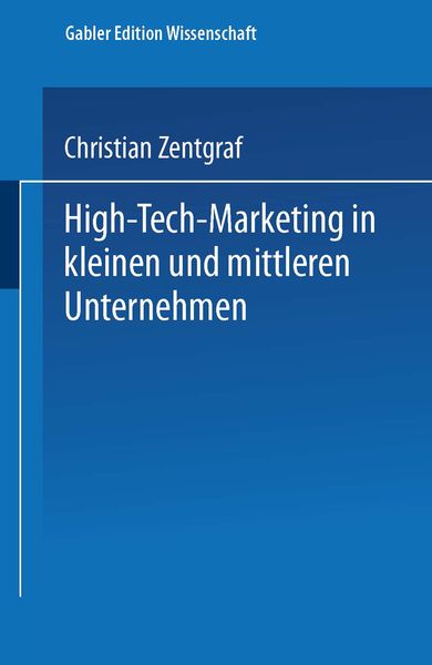 Produktbild: High-Tech-Marketing in kleinen und mittleren Unternehmen