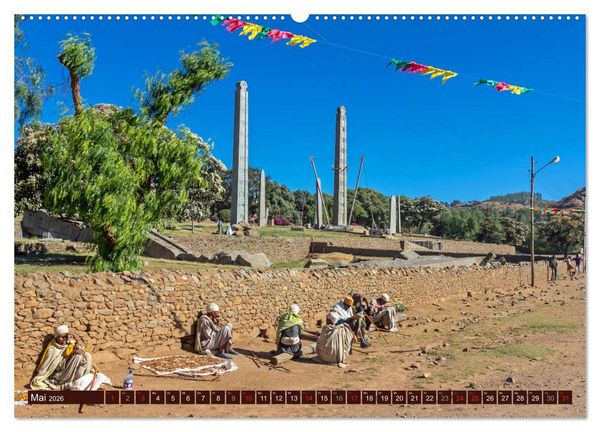 Produktbild: &Auml;thiopien - 13 Monate Sonnenschein (hochwertiger Premium Wandkalender 2026 DIN A2 quer), Kunstdruck in Hochglanz