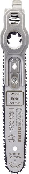 Mikro-Kettensägeblatt Bosch Home and Garden nanoBLADE Wood Basic 50 2609256D83 Passend für (Modell Motorsägen) EasyCut 1