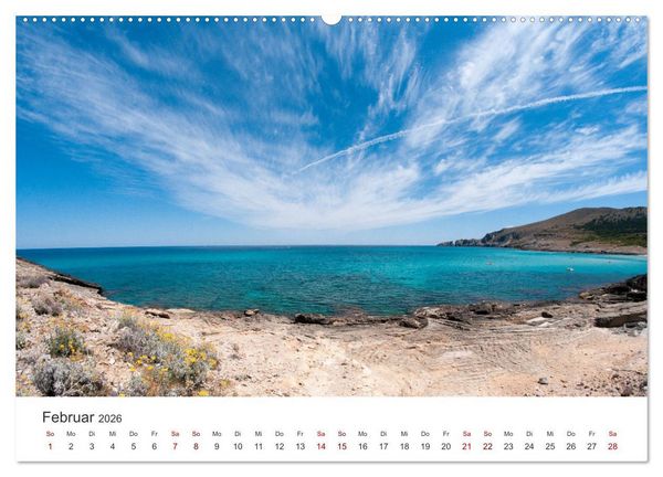 Produktbild: Mallorca - Eine traumhafte Reise nach Spanien. (Wandkalender 2026 DIN A2 quer), CALVENDO Monatskalender