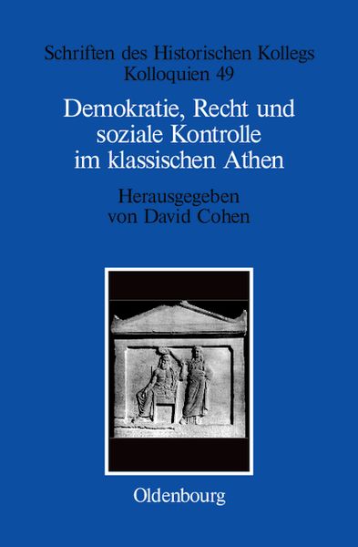 Produktbild: Demokratie, Recht und soziale Kontrolle im klassischen Athen