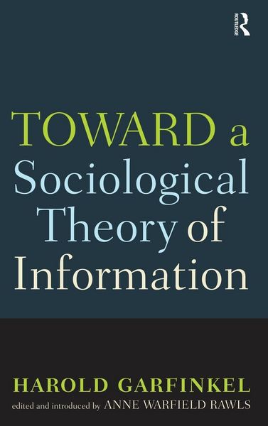 Produktbild: Toward A Sociological Theory of Information