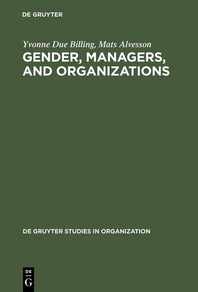 Produktbild: Gender, Managers, and Organizations