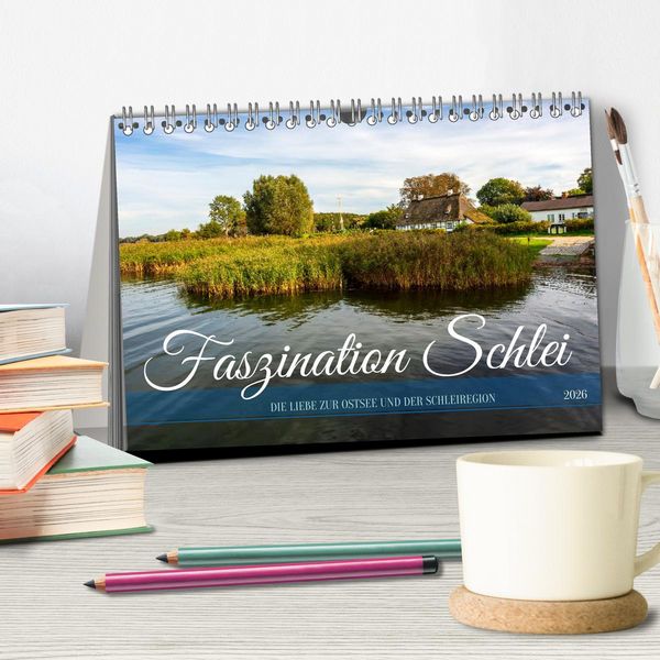 Produktbild: Faszination Schlei (Tischkalender 2026 DIN A5 quer), CALVENDO Monatskalender