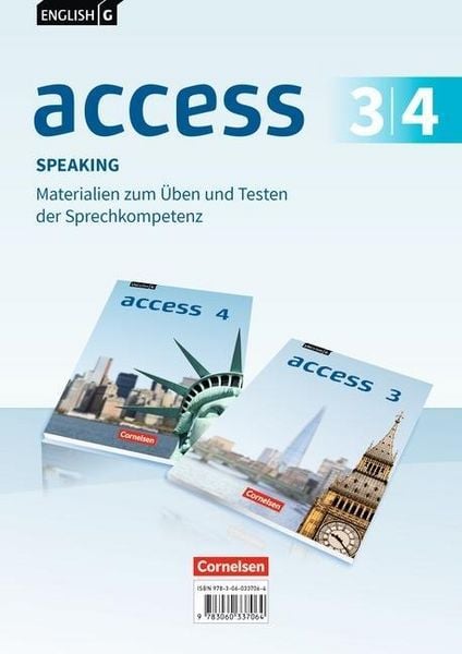 Produktbild: Access - Allgemeine Ausgabe 2014 - Band 3/4: 7./8. Schuljahr