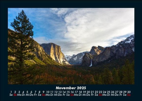 Produktbild: Landschaftskalender 2025 Fotokalender DIN A5