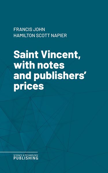 Produktbild: Saint Vincent, with notes and publishers' prices